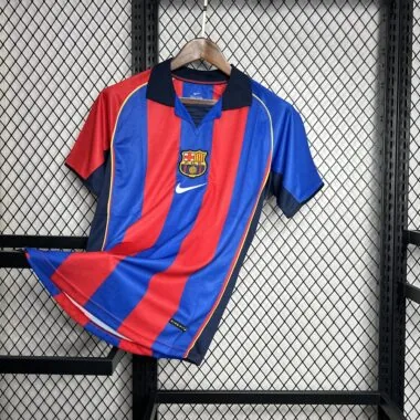 01-02 Barcelona home retro jersey