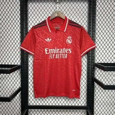 Maglia rossa del Real Madrid 24-25