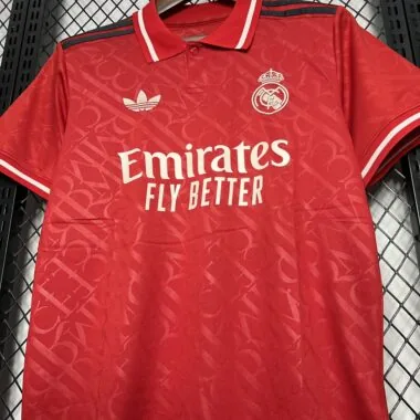 Maillot rouge du Real Madrid n° 24-25