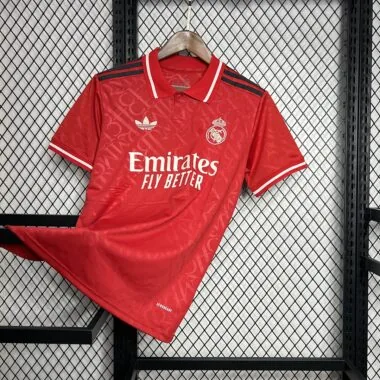 Maillot rouge du Real Madrid n° 24-25