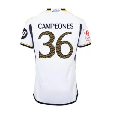 Maillot domicile du Real Madrid, version « dernier match », 23-24