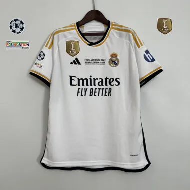 Maillot domicile du Real Madrid, version « dernier match », 23-24