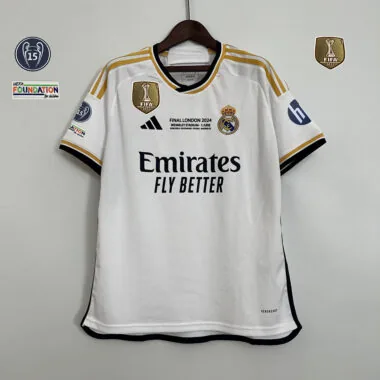 Maillot domicile du Real Madrid, version « dernier match », 23-24