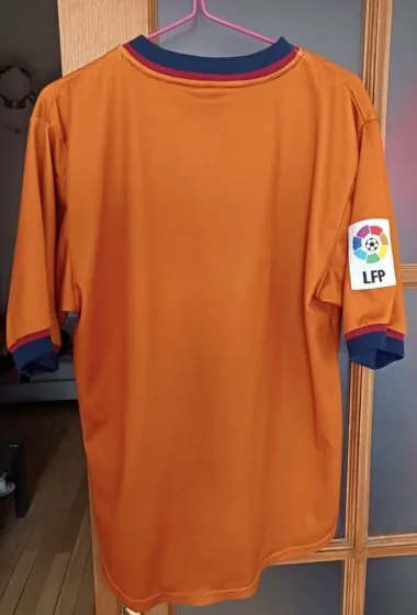 98-00 Barcelona uitwedstrijd oranje retro-shirt