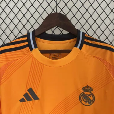 24-25 Real Madrid away orange Jersey
