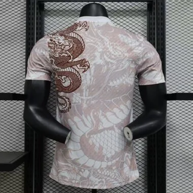 24-25 Real Madrid white and brown dragon jersey