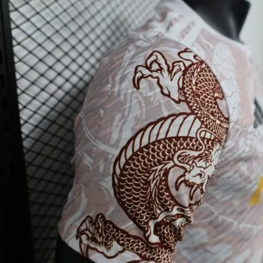 24-25 Real Madrid white and brown dragon jersey