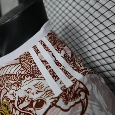 24-25 Real Madrid white and brown dragon jersey
