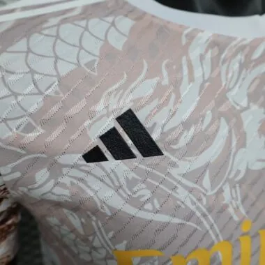24-25 Real Madrid white and brown dragon jersey