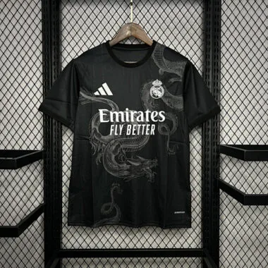 24-25 Real Madrid black dragon jersey