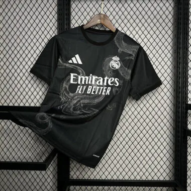 24-25 Real Madrid black dragon jersey