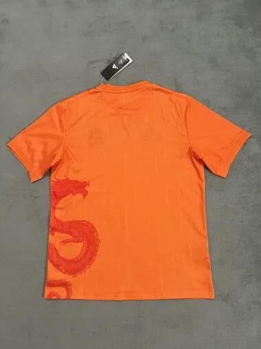 24-25 Real Madrid Orange dragon special jersey