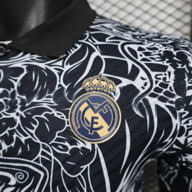 24-25 Real Madrid black dragon special player version jersey