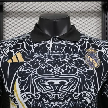 24-25 Real Madrid black dragon special player version jersey
