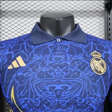 24-25 Real Madrid blue dragon special player version jersey