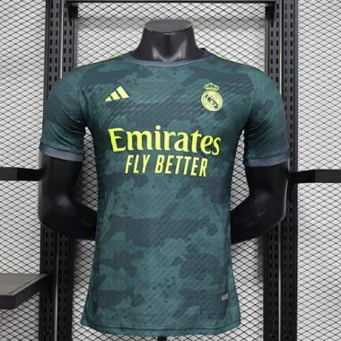 Camiseta del Real Madrid, versión especial para jugadores, verde, 24-25