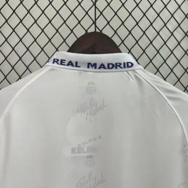 Maglia da casa retrò a maniche lunghe del Real Madrid 94-96