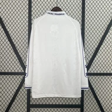 Maglia da casa retrò a maniche lunghe del Real Madrid 94-96