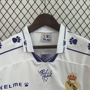 Maglia da casa retrò a maniche lunghe del Real Madrid 94-96