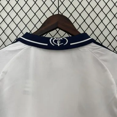 00-01 Real Madrid retro-thuisshirt met lange mouwen