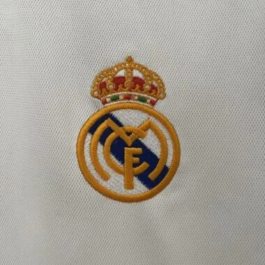 00-01 Real Madrid retro-thuisshirt met lange mouwen