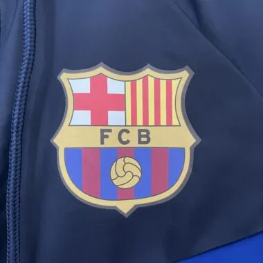 24-25 Barcelona Dark blue windbreaker