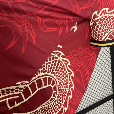 24-25 Real Madrid red dragon training shirt