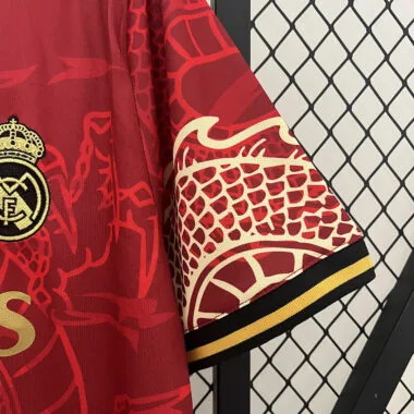 24-25 Real Madrid red dragon training shirt