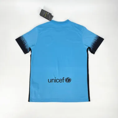 15-16 Barcelona derde uitwedstrijdshirt, blauw, retro
