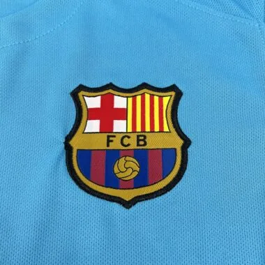 15-16 Barcelona derde uitwedstrijdshirt, blauw, retro