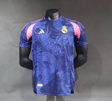 Camiseta de entrenamiento del Real Madrid, versión jugador, color morado, 24-25