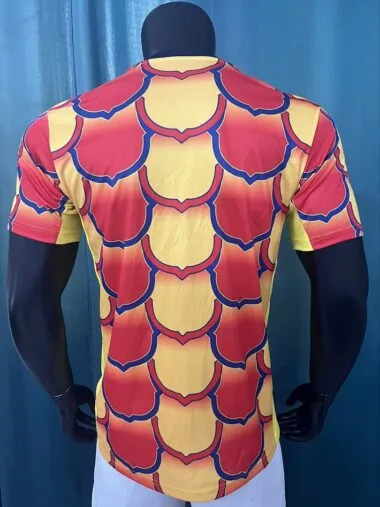 24-25 Barcelona yellow and red special player version jersey