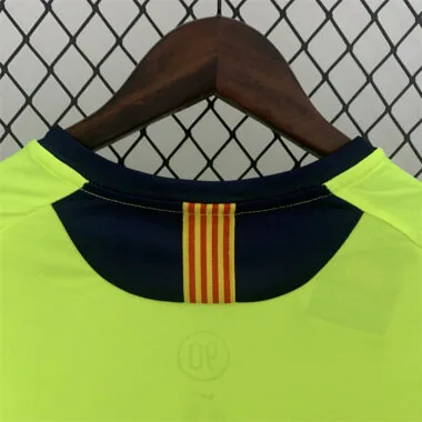 05-06 Barcelona uitwedstrijd retro-shirt met lange mouwen