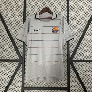 03-04 Barcelona away retro jersey
