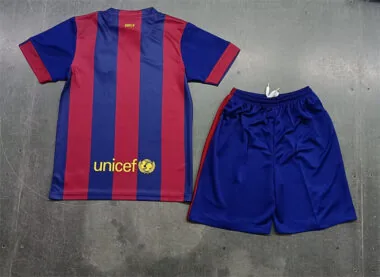 14-15 Barcelona home retro kid kit