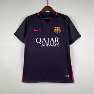 16-17 Barcelona away retro jersey size S-2XL