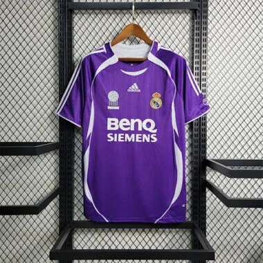 06-07 Real Madrid away Purple Size S-XXL