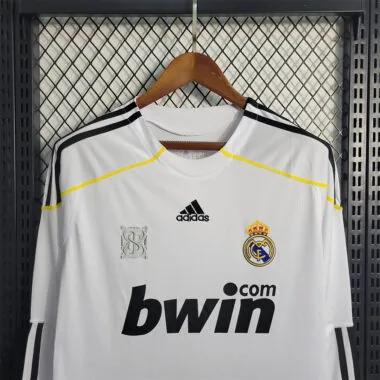 09-10 Real Madrid thuisshirt met lange mouwen