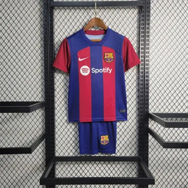 23-24 Divisa da bambino per le partite in casa del Barcellona