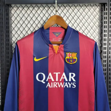 14-15 Barcelona home Long Sleeve