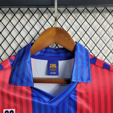 91-92 Barcelona home Long Sleeve