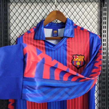 91-92 Barcelona home Long Sleeve