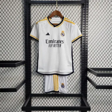23-24 Divisa da bambino del Real Madrid (da giocare in casa)