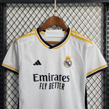 23-24 Real Madrid home Kids Kit