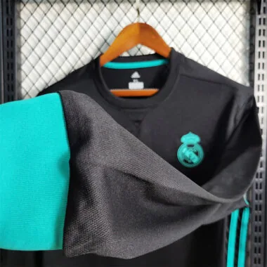 17-18 Real Madrid uitwedstrijdshirt met lange mouwen
