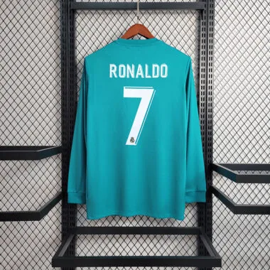 17-18 Real Madrid, terza maglia da trasferta a maniche lunghe