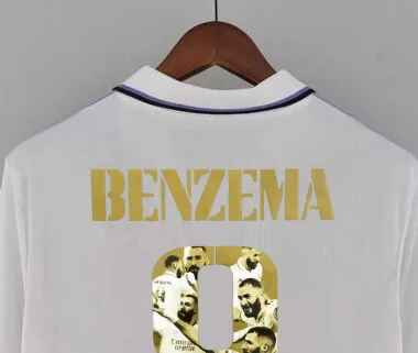 22-23 Real Madrid 9#BENZEMA Golden commemorative number