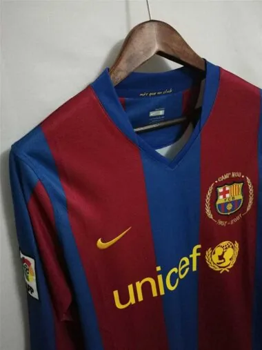 07-08 Barcelona home long sleeves