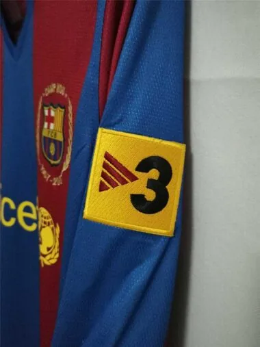 07-08 Barcelona home long sleeves
