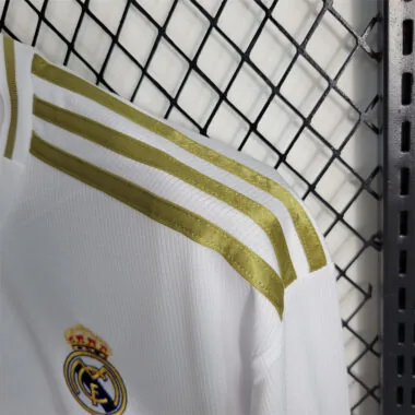19-20 Camisola branca de manga comprida do Real Madrid para jogos em casa
